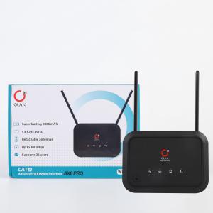 Wholesale OLAX AX8 Pro CAT4 WIFI 6 5000mah Battery Europe Bands With SMA Antenna 4g Router with Sim Card from china suppliers