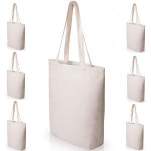 Wholesale Plain White Cotton Beach Bag Promotional Square Sundry Easy Cleaning from china suppliers
