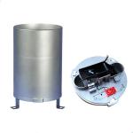 0.5mm Plastic Tipping Bucket Rain Gauge for Weather Station and Agriculture