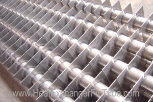 Wholesale SA213 T11 / T22 Alloy Steel Welded Square Fin Tube for Economizer , H Fins from china suppliers