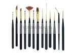 13Pcs Mini Body Art Brushes Watercolour Paint Brushes Collection With Premium