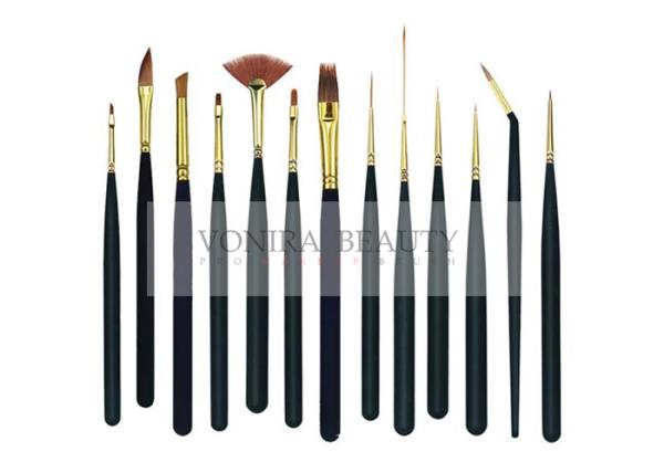 13Pcs Mini Body Art Brushes Watercolour Paint Brushes Collection With Premium