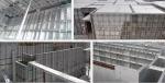 Template , Silver Aluminum Window Profiles High Bearing Capacity