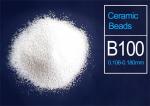 B100 Size 125 - 180 μM Ceramic Blasting Media For Stainless Steel / Aluminum