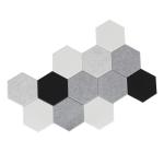 Customized Hexagon Polyester Fiber Sound Proof Acoustic Wall Panels