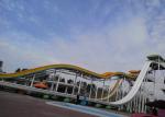 High Speed Rainbow Water Slide For 360 Riders Per Hour / Water Play Equipment