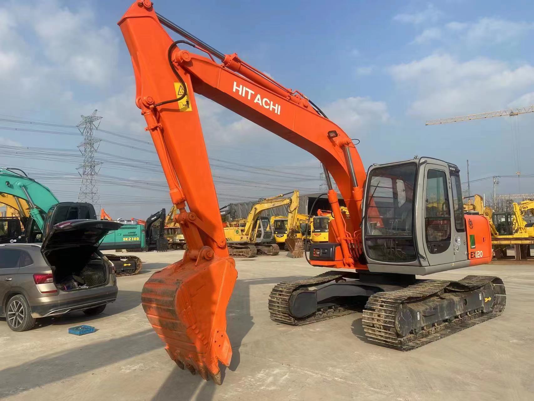 12T Second Hand EX120 Excavator 0-2000 Working Hours 60.4KW
