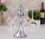 Detachable 600G Wine Glass Tree Stand Six Hooks Stainless Steel Glass Holder