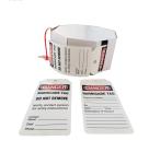 Width 7.62cm PVC Danger Safety Lockout Tags Industry Equipment Locked