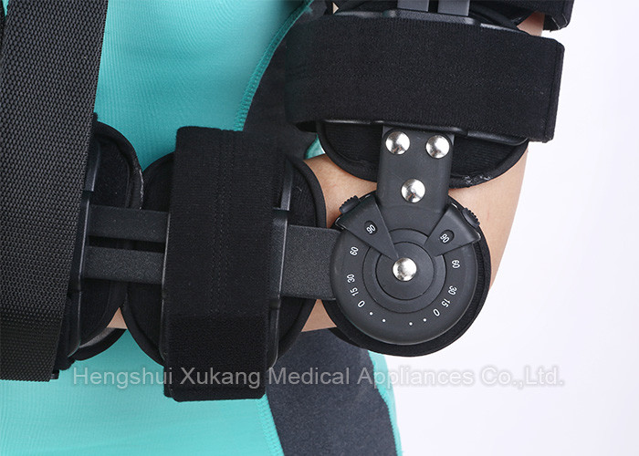 Washable M Size Elbow Support Brace , Durable Aluminum ROM Hinged Elbow Brace