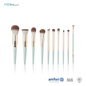 Wholesale Luxury 10PCS Travel Makeup Brush Set Makeup Brush Powder Contour from china suppliers