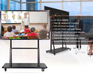 Wholesale 6ms Response 4k Multi Touch Whiteboard 65inch 98inch from china suppliers