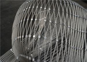Wholesale 1.2mm Climbing Plant Support Mesh 200mm Stainless Steel Cable Wire Rope Netting 30x30mm from china suppliers