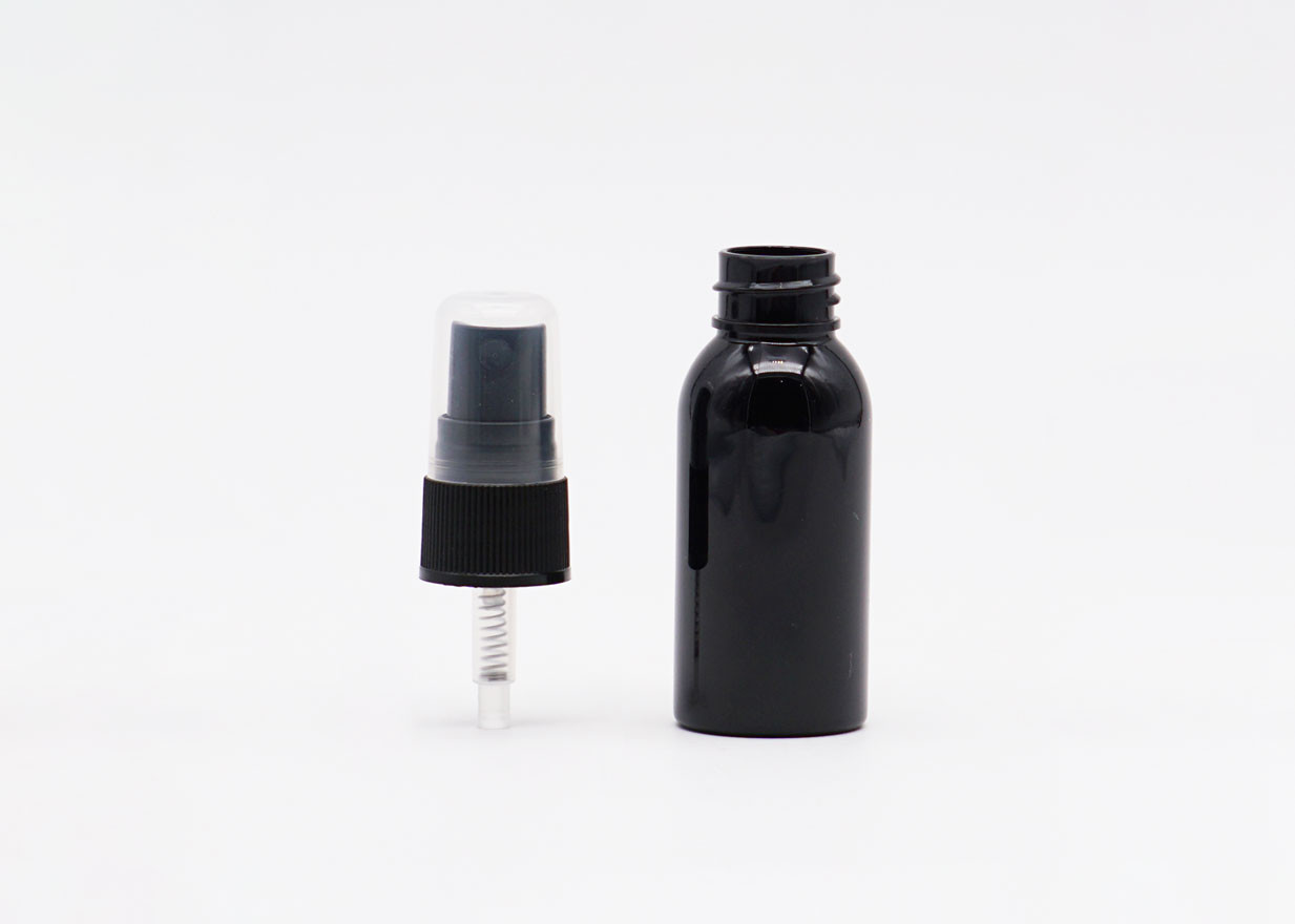 Transparent Plastic Bottle With Spray Pump 60ml 100ml Pet