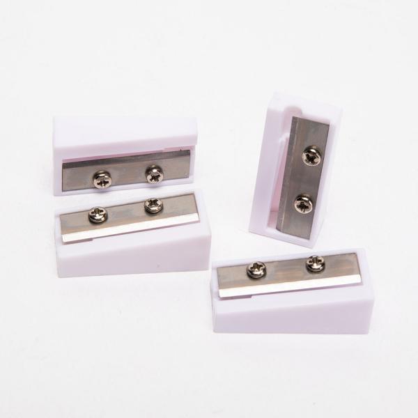 Fashion Design 15mm White Manual Pencil Sharpener For Office