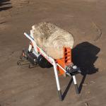 Electric Wood Splitter 8 Ton Mobile Log Splitter for Home Splitting Diameter 50