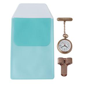 Wholesale Pendant Nurse Pocket Watch+Penbag+Pen Clips Combination Three-piece Medical Quartz Fob Watches Doctor Nurse Gift from china suppliers