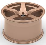 Oem Super Concave 1 Piece Forged Wheels Elegant Shiny Finish 5x112