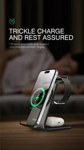 Wholesale versatile 3 In 1 Wireless Charging Dock Station For Phone / Watch from china suppliers
