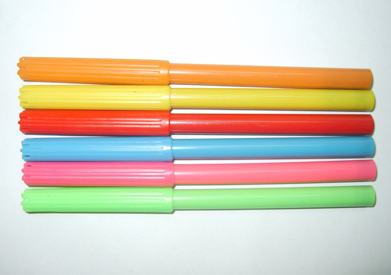 Assorted Colors Water Color Marker Fine Tip Connected Multi Color Marker Pen Supplier