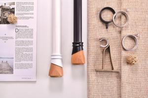 Wholesale Thickened Simple Design 22mm Diameter Aluminum Curtain Rod 4m Curtain Rod Silent from china suppliers