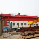 Heavy Duty 65 Tons Double Girder Overhead Cranes Cabin Control For Steel Factory