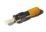 15dB ST Female - Male Fiber Optic Attenuator , PC / UPC And APC Polish