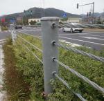 Water Filled Road Barrier Stainless Steel Cable Guardrail for Traffic Protection
