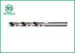 Left Hand Flute HSS Drill Bits For Metal White Finished Straight Shank DIN 338