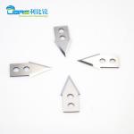 Tungsten Carbide Industrial Cutting Blades 34x16x1mm With 2 Small Round Holes