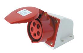 Wholesale IP44 220V 230V Industrial Power Sockets Waterproof 16A 5 Pin Industrial Socket 3P+N+E from china suppliers