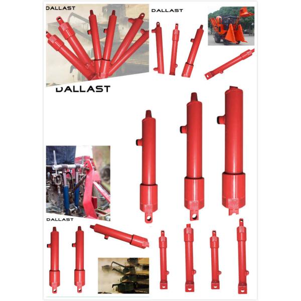 Double Acting Hydraulic Cylinders Piston Type Farm Machine For Tractor