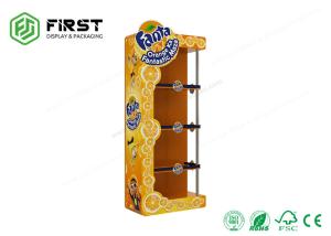 Wholesale Custom Corrugated Cardboard POP Displays Floor Stands With Shelves For Supermarket from china suppliers
