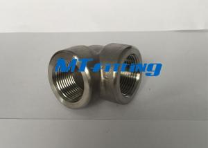 Wholesale F316 / 316L 3000LBS S32750 Duplex Steel 90 Degree Eblow Forged Fittings from china suppliers