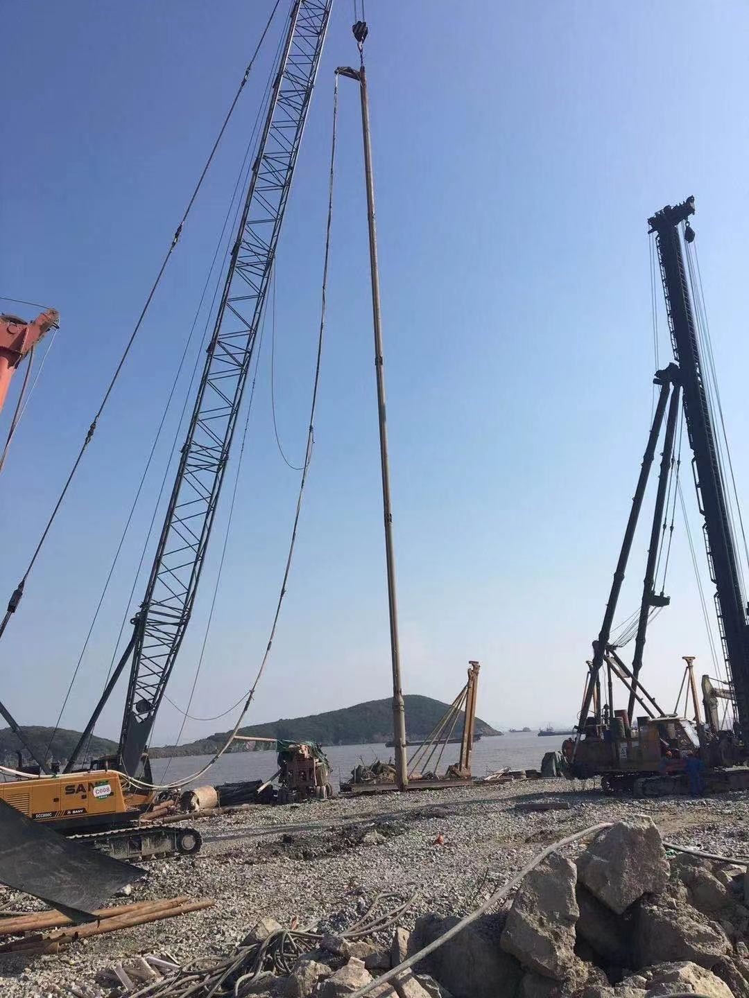 75kw 377mm Vibroflotation Equipment To Foundation Treatment Of Liquefy Layer