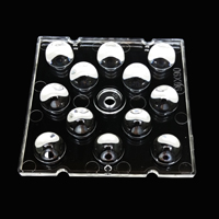 60 Degree 12H1 5050 LED Street Light Lens Transparent Clear Color