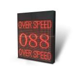 IP54 Weatherproof Solar Or Battery Powered Speed Aware Radar Speed Display Signs