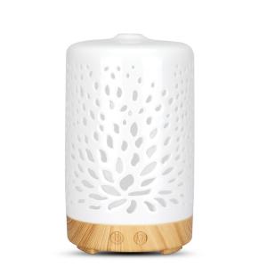 Wholesale Flower Type Hollow Craft Ceramic Ultrasonic Essential Oil Diffuser from china suppliers