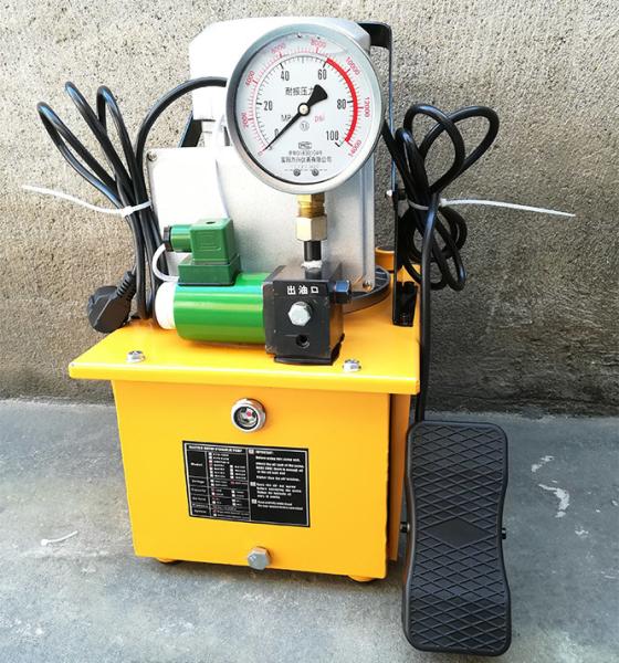 electric hydraulic pump ZCB-63A with single action, 70Mpa pressure for hydraulic