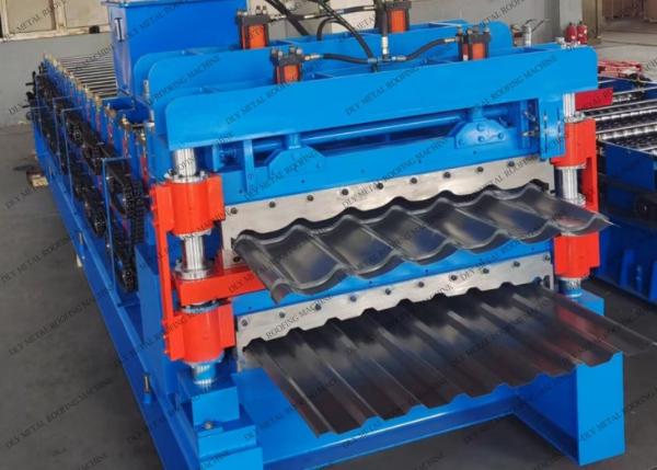 Hydraulic Cutting Siemens Double Layer Forming Machine H400 15t Metal Roofing