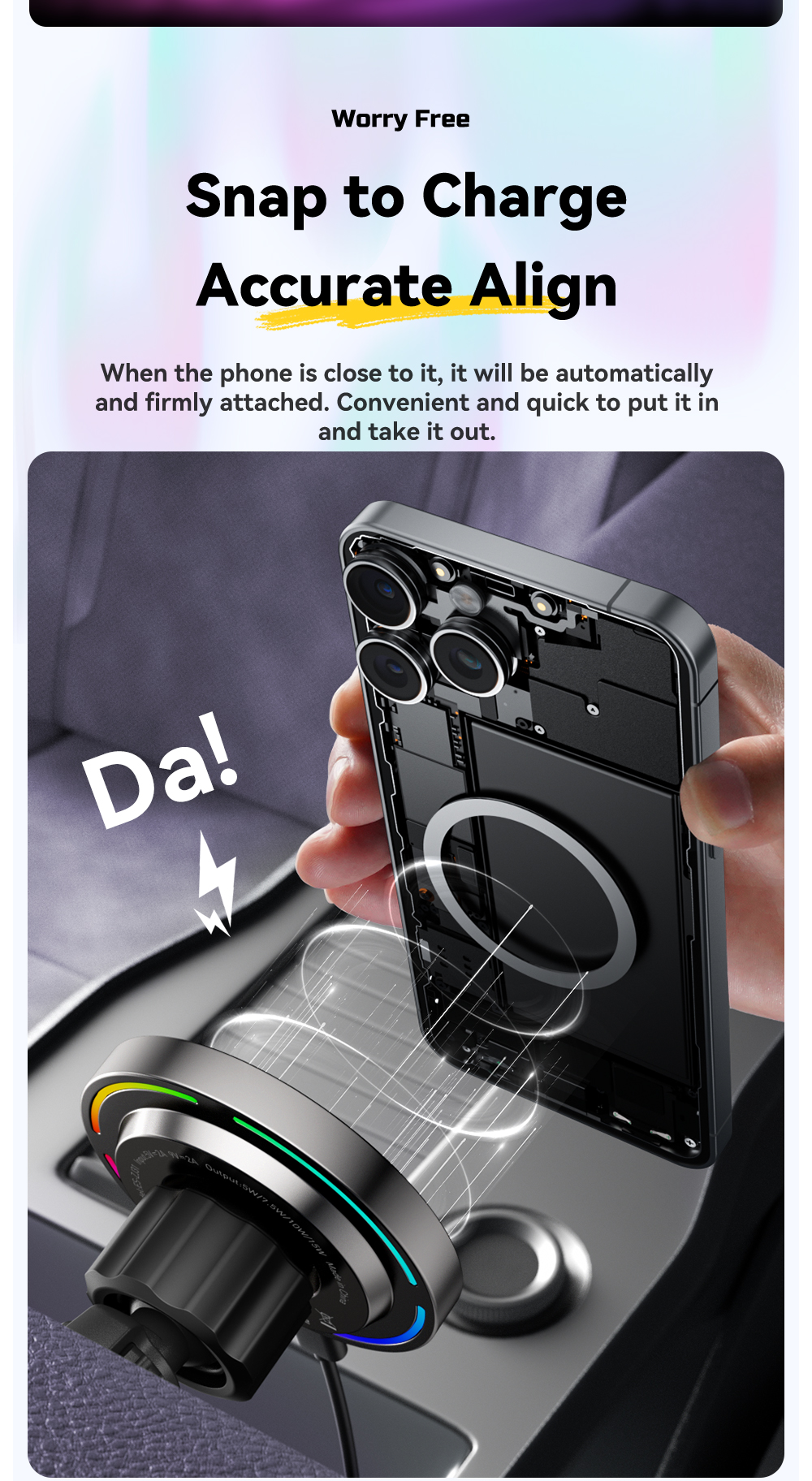 ESSAGER ES-ZJ31 Air Vent Magnetic Cellphone Mobile Phone Holder for Car