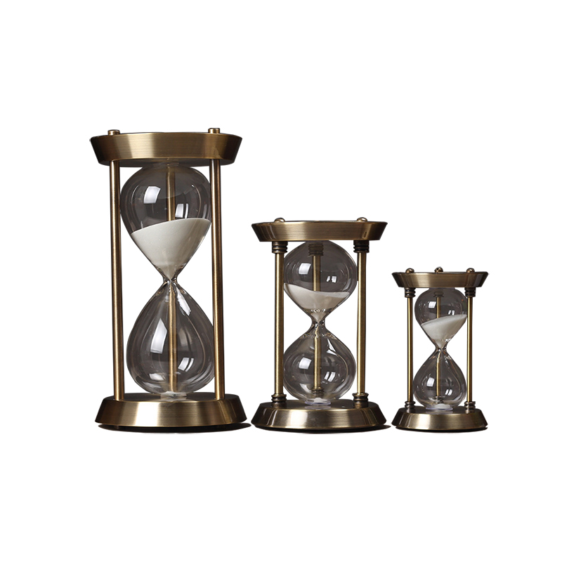 Luxury Decorative Vintage Hourglass Sand Timer For Home Furnishings