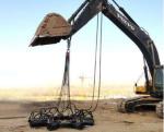 Pile Cutting Machine Excavator Attachment High Efficiency Low Noise Low Cost