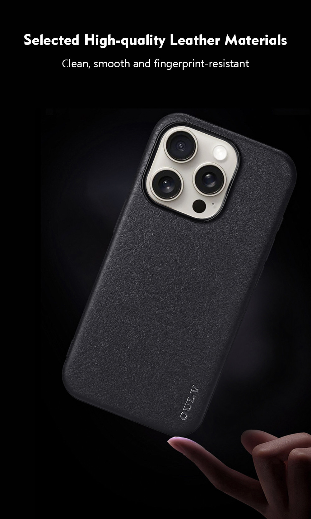 Luxury Vegan Pu Leather I Phone Case Full Protection For IPhone And Samsung