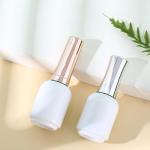 Glass Uv Gel Nail Polish Bottle with Silver Gold Cap 7ml 9ml 11ml 12ml 15ml