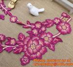 Golden Venise Lace Trim Flower Motif Ribbon Crafts