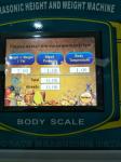 Health Kiosk medicalheight and weight scales with fat mass , blood pressure hear