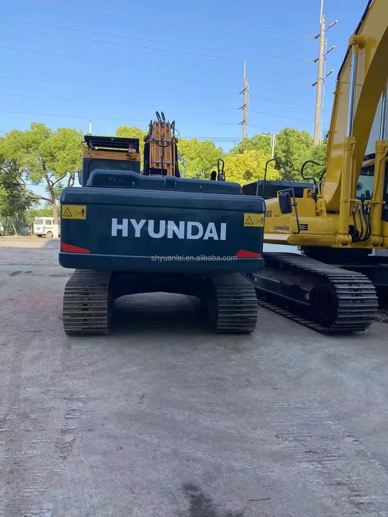 Used Hyundai 220-9 Excavator 22 Ton Original Color Korean Second-Hand Excavator