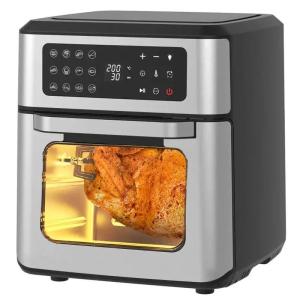 Wholesale Steam Digital Air Fryer With Digital Screen Stainless Steel Rotisserie Chicken Grill Machine from china suppliers