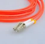 Duplex LC to LC 50 / 125 μm Fiber Optic Patch Cord for CATV / FTTH / LAN
